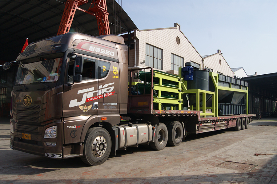 蘑菇菌渣肥料有機肥生產線發貨